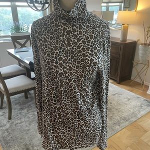 Selling 2 J.Crew Tissue Turtleneck in Leopard